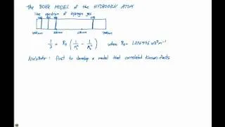 6.3 The Bohr Model of the Hydrogen Atom Part 1