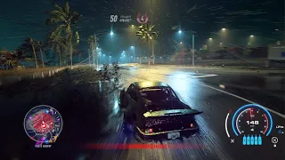 Need for Speed Heat fujindo da polícia com nível de pressão 5 e levando 2 peças supremas garagem