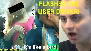 BLONDE GF FLASHES UBER DRIVER! BF GETS SAVAGE! **Not Clickbait**