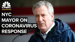 NYC Mayor Bill de Blasio holds a briefing on the coronavirus outbreak - 3/31/2020