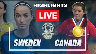 Canada Vs Sweden Final Match Highlights Gold Medal | OLYMPICS 2021 TOKYO GIRLS POWER football live