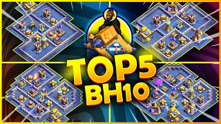 TOP 5 Best BUILDER HALL 10 COC Bases with Links | Builder Base 2.0