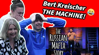 BRITISH FAMILY REACTS - Bert Kreischer: THE MACHINE!