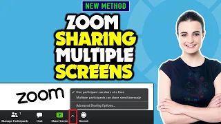 How to split screen on zoom 2024 | zoom Sharing multiple screens