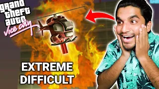 Beating Extreme Difficult Helicopter Mission in GTA VICE CITY