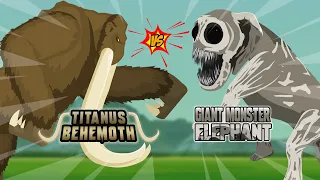 Titanus Behemoth vs Giant Monster Elephant | Monster Animation