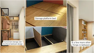 12 Minimalist storage for a Small bedroom