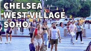 🗽New York City Walking Tour in Chelsea, West Village and SoHo[4k UHD]