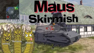 WOT Blitz Maus in Skirmish Mode  5 vs 5