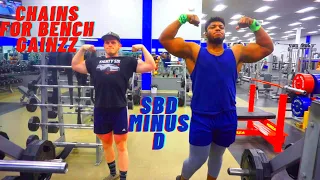 Road to 500lb Bench Press Ep. 5: Chains on Bench