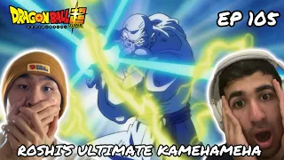 ROSHI’S ULTIMATE KAMEHAMEHA!!! | DRAGON BALL SUPER EPISODE 105 REACTION