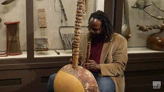 Harp-lute (kora) made by Idrissa Coulibay, Mali (Bamako), 2019