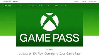 EA Play joins Xbox Game Pass for PC...