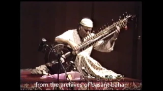 Ustad Imrat Khan Sahib  part 1 of 2 Raga: Mianki Malhar