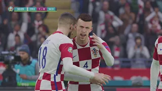 Croatia vs Scotland - Euro 2020 2021 | PES 2021 Gameplay 4K [Peter Drury]