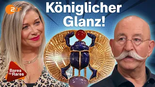 Vorbild Tutanchamun: Anhänger mit Skarabäus, Lapislazuli und Mondstein | Bares für Rares