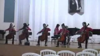 Дворжак. Мелодия. Ансамбль "Cello".