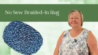 No Sew Braided-In Rug Debra