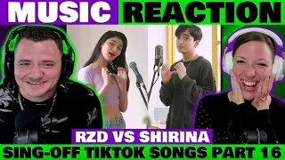 Our First Reaction To RZD vs Shirina - SING-OFF TIKTOK Songs Part 16 @RZDarmawangsa