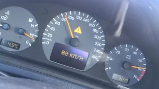 Mercedes W208 CLK 230 Kompressor Acceleration (0-140km/h)