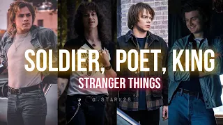 Soldier, Poet, King - Stranger Things edit | Billy Hargrove, Eddie Munson, Jonathan Byers, Steve