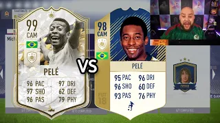 Pele SBC in FIFA 22 vs FIFA 18