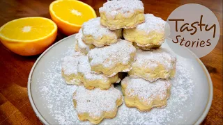 Homemade cookies only in 15 minutes | Orange cookies 🍊🍊