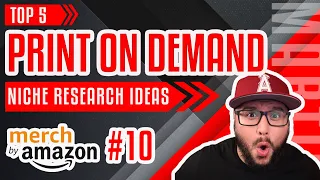 Top 5 Print on Demand T Shirt Niche Research Ideas 2022 #10 Merch by Amazon | Low Competition Niches