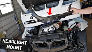 BMW HEADLIGHT BRACKET MOUNT REPLACEMENT REMOVAL BMW E90 E91 E92 E93