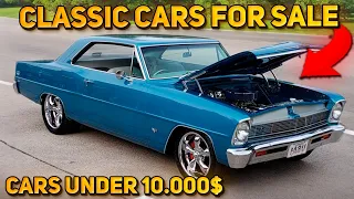 20 Unique Classic Cars Under $10,000 Available on Craigslist Marketplace! Today's Cheap Cars!