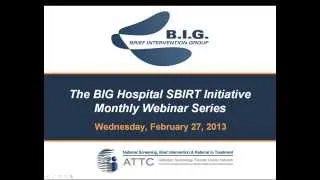 SBIRT Partnerships & Implementation Planning