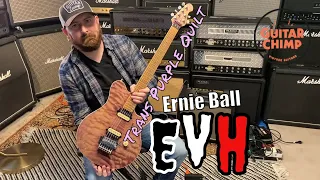 1995 Ernie Ball Music Man EVH Eddie Van Halen Signature Trans Purple Quilt