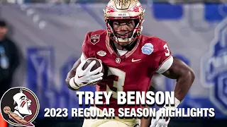 Trey Benson 2023 Regular Season Highlights | Florida State RB