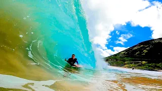 SURFING SANDY BEACH WITH JEFF HUBBARD!