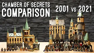 LEGO Harry Potter 2001 vs 2021 - Chamber of Secrets