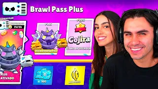 ZERANDO O BRAWL PASS NA CONTA DA MINHA NAMORADA no Brawl Stars