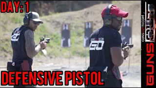 Day One of Defensive Pistol Course with SpecDive Tactical