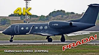 Gulfstream G450 Private Jet PRADA  (I-XPRA) Valencia!