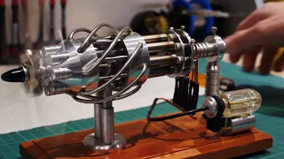 Crazy 16 Cylinder Sterling Desktop Engine Part2