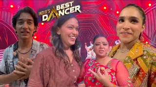 India’s best dancer shoot 😍Bharti di ne yeh kya bol diya 😱|| Varsha Thapa