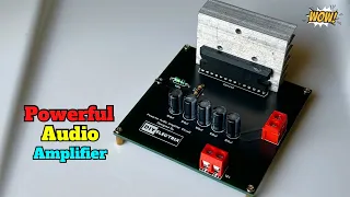 Powerful Audio Amplifier Using CD4440 IC | Simple Electronic Project | Amplifier Circuit