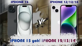 iPhone 15 yoki iPhone 12/13/14 - Qaysi biri Yaxshiroq?