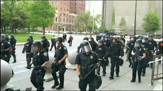 Buffalo Man Pushed by Police | Age 75 | GRAPHIC - Seriously Injured | Niagara Square Protest