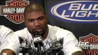 Rampage  at Post-UFC 92 press conference