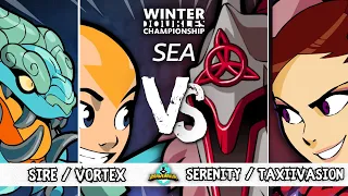 CRAZY GRAND FINAL!🔥| Vortex/Sire VS Serenity/taxiivation | (Brawlhalla Winter Doubles Championship)