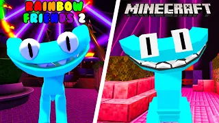 RAINBOW FRIENDS CHAPTER 2 VS MINECRAFT ALL JUMPSCARES