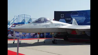 Су-57 истребитель пятого поколения на МАКС-2021