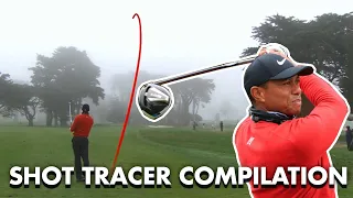 Tiger Woods Shot Tracer Compilation | 2020 PGA Championship