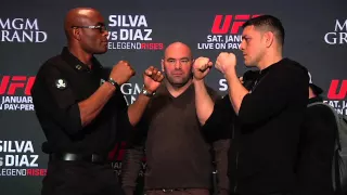 UFC 183: Anderson Silva and Nick Diaz Faceoff