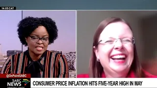 Reflecting latest inflation data released by Stats SA: Elna Moolman